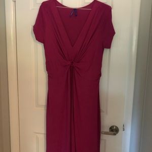 Seraphine Knot Front Maternity Dress